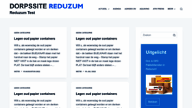 What Reduzum-test.nl website looked like in 2022 (1 year ago)