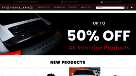 What Rennline.com website looked like in 2022 (1 year ago)