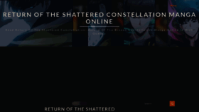 What Returnoftheshatteredconstellation.com website looked like in 2022 (3 years ago)