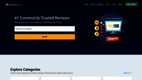 What Reviewfoxy.com website looked like in 2022 (1 year ago)