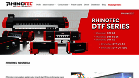 What Rhinotec.co.id website looked like in 2022 (1 year ago)