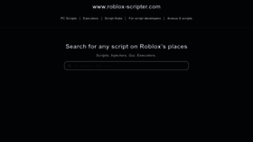 What Roblox-scripter.com website looked like in 2022 (1 year ago)