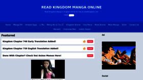 What Readkingdom.com website looked like in 2022 (1 year ago)