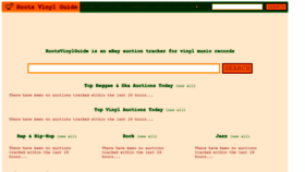 What Rootsvinylguide.com website looked like in 2022 (1 year ago)