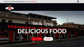 What Restaurantmaharajapaphos.com website looked like in 2022 (1 year ago)