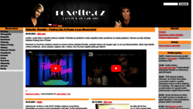 What Roxette.cz website looked like in 2022 (1 year ago)