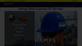 What Rampslogistics.com website looked like in 2022 (1 year ago)