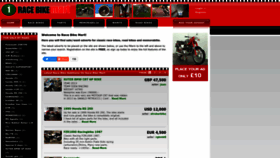 What Racebikemart.com website looked like in 2022 (1 year ago)