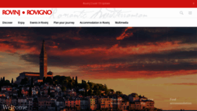 What Rovinj-tourism.com website looked like in 2022 (1 year ago)