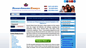 What Researchmasteressays.com website looked like in 2022 (1 year ago)
