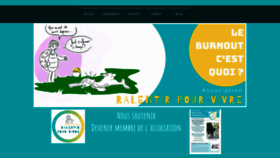 What Ralentirpourvivre.org website looked like in 2022 (1 year ago)