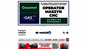What Rawicz24.pl website looked like in 2022 (1 year ago)