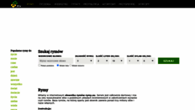 What Rymy.eu website looked like in 2022 (1 year ago)