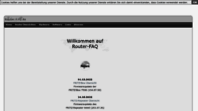 What Router-faq.de website looked like in 2022 (1 year ago)