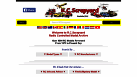 What Rcscrapyard.net website looked like in 2022 (1 year ago)
