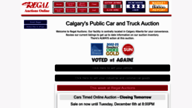 What Regalauctions.com website looked like in 2022 (1 year ago)