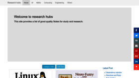 What Researchhubs.com website looked like in 2022 (1 year ago)