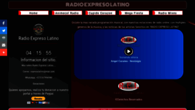 What Radioexpresolatino.com website looked like in 2022 (1 year ago)