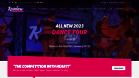What Rainbowdance.com website looked like in 2022 (1 year ago)