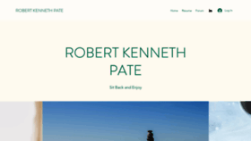 What Robertpate.ca website looked like in 2022 (1 year ago)