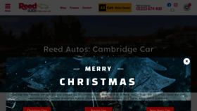 What Reedautos.com website looked like in 2022 (1 year ago)