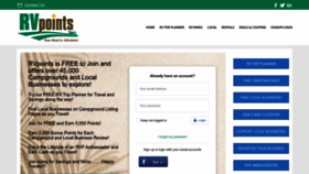 What Rvpoints.com website looked like in 2022 (2 years ago)