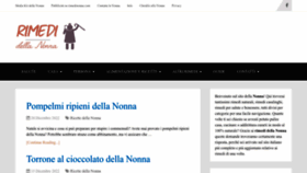 What Rimedinonna.com website looked like in 2022 (1 year ago)