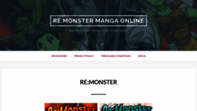 What Remonstermanga.com website looked like in 2022 (1 year ago)