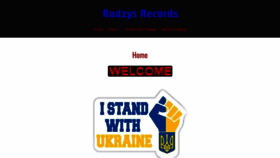What Rudzysrecords.co.uk website looked like in 2022 (1 year ago)