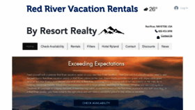 What Redrivervacationrentals.com website looked like in 2022 (1 year ago)