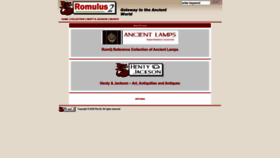 What Romulus2.com website looked like in 2023 (1 year ago)