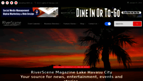 What Riverscenemagazine.com website looked like in 2023 (1 year ago)