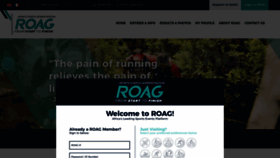 What Roag.org website looked like in 2023 (1 year ago)