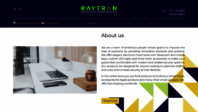 What Raytron.eu website looked like in 2023 (1 year ago)