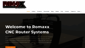 What Romaxxcncrouters.com website looked like in 2023 (1 year ago)