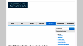What Resumo-das-novelas.com website looked like in 2023 (1 year ago)