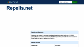 What Repelis.net.getstat.site website looked like in 2023 (1 year ago)