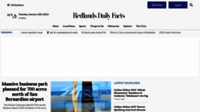 What Redlandsdailyfacts.com website looked like in 2023 (1 year ago)