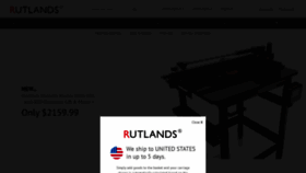 What Rutlands.co.uk website looked like in 2023 (1 year ago)