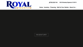 What Royalautomotives.com website looked like in 2023 (1 year ago)
