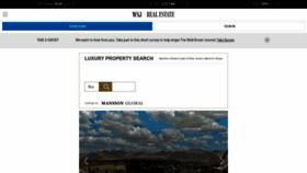 What Realestatejournal.com website looked like in 2023 (1 year ago)