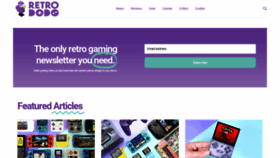 What Retrododo.com website looked like in 2023 (1 year ago)