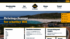What Rac.com.au website looked like in 2023 (1 year ago)