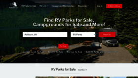 What Rvparkstore.com website looked like in 2023 (1 year ago)