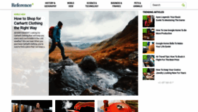 What Reference.com website looked like in 2023 (2 years ago)