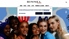 What Rimmellondon.com website looked like in 2023 (1 year ago)