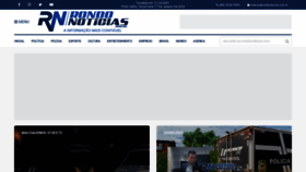 What Rondonoticias.com.br website looked like in 2023 (1 year ago)