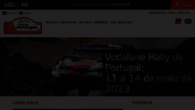 What Rallydeportugal.pt website looked like in 2023 (1 year ago)