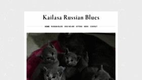 What Russianbluekitty.com website looked like in 2023 (1 year ago)