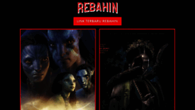 What Rebahin.com website looked like in 2023 (1 year ago)